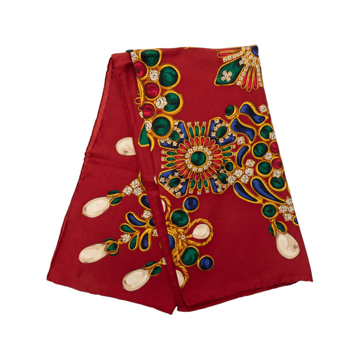 Gripoix Foulard 90 Rouge