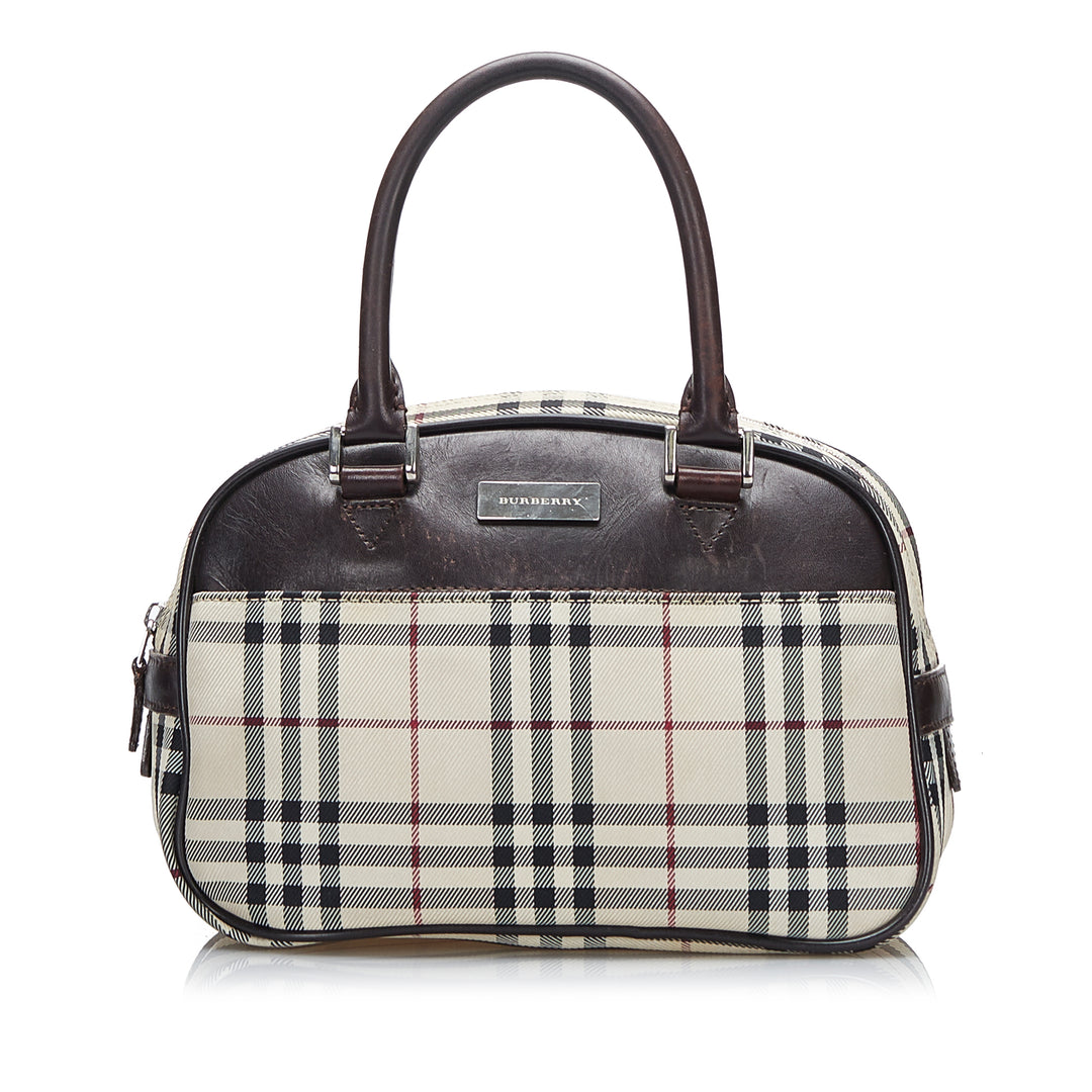 House Check Handbag Brown - Gaby Paris