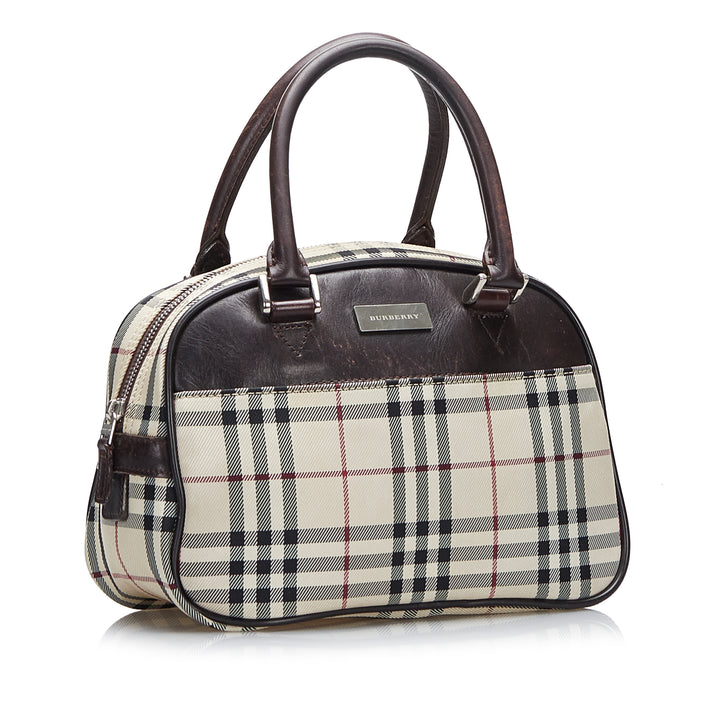 House Check Handbag Brown - Gaby Paris