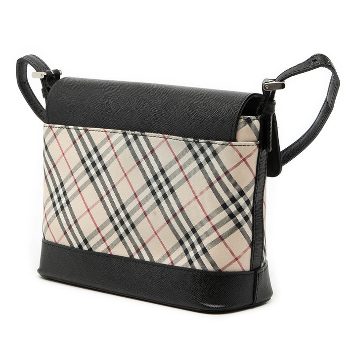 Burberry Sac bandoulière Nova Check Marron – vue 2 – GABY PARIS