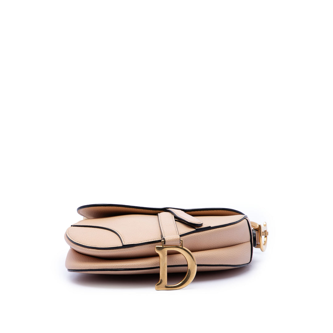 Dior Mini Cuir de veau grainé Saddle Sac