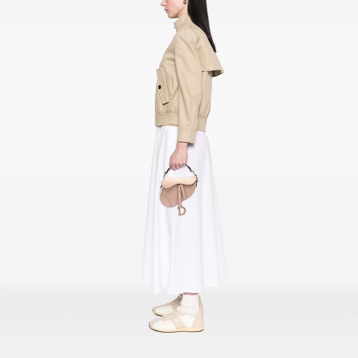 Dior Mini Cuir de veau grainé Saddle Sac