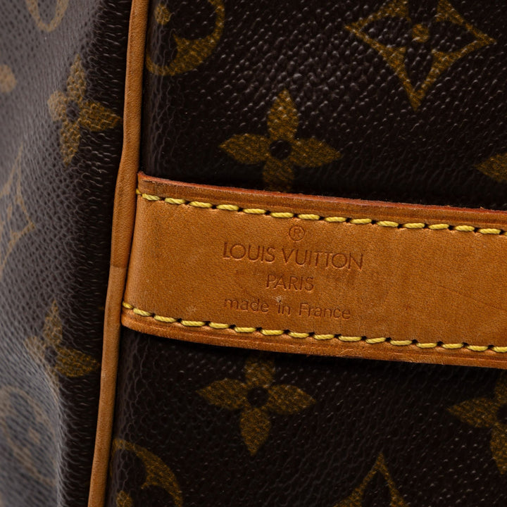 Louis Vuitton Sac de voyage Keepall Bandouliere 60 Monogram Marron – vue 5 – GABY PARIS