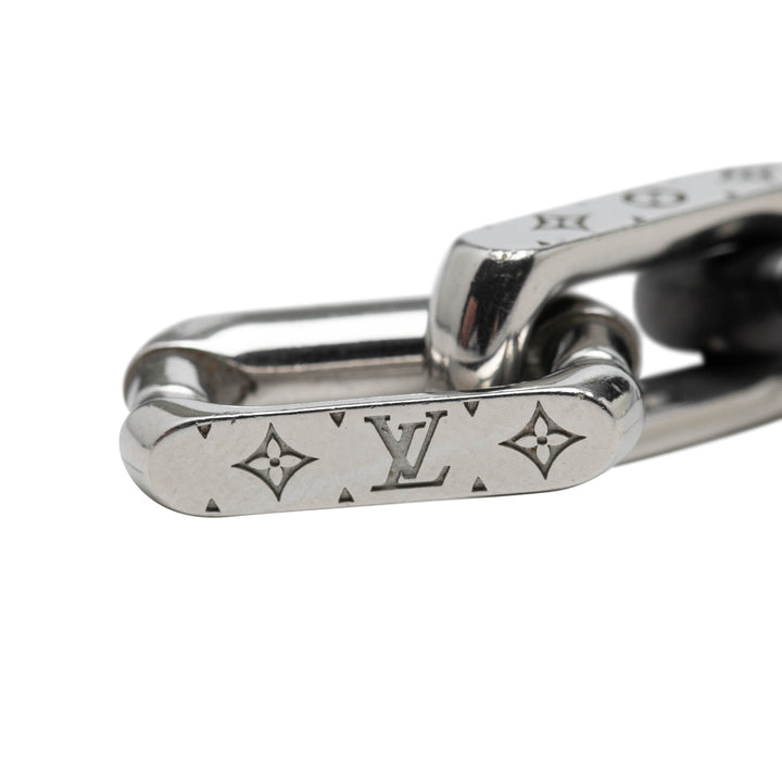 Louis Vuitton Stainless Steel Monogram Chain Collier