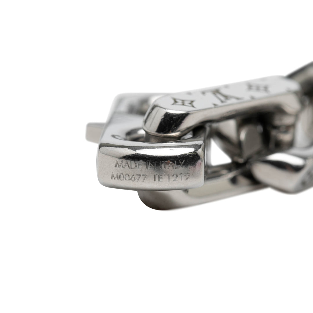 Louis Vuitton Stainless Steel Monogram Chain Collier