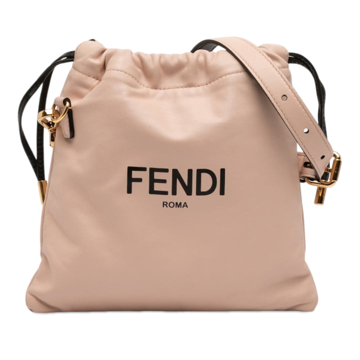 Roma Sac à cordon Petit Cuir de veau Rose