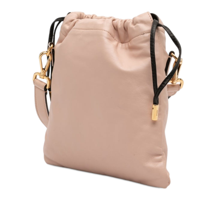 Roma Sac à cordon Petit Cuir de veau Rose
