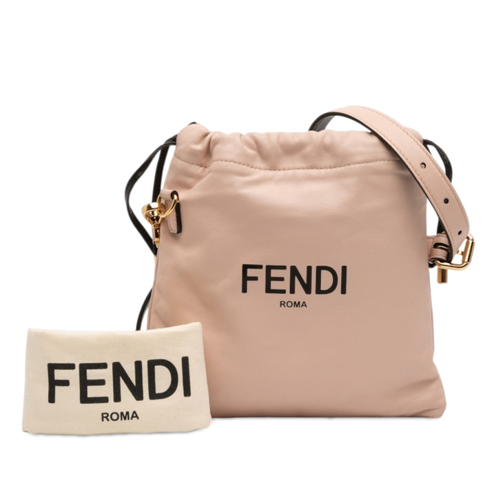 Roma Sac à cordon Petit Cuir de veau Rose