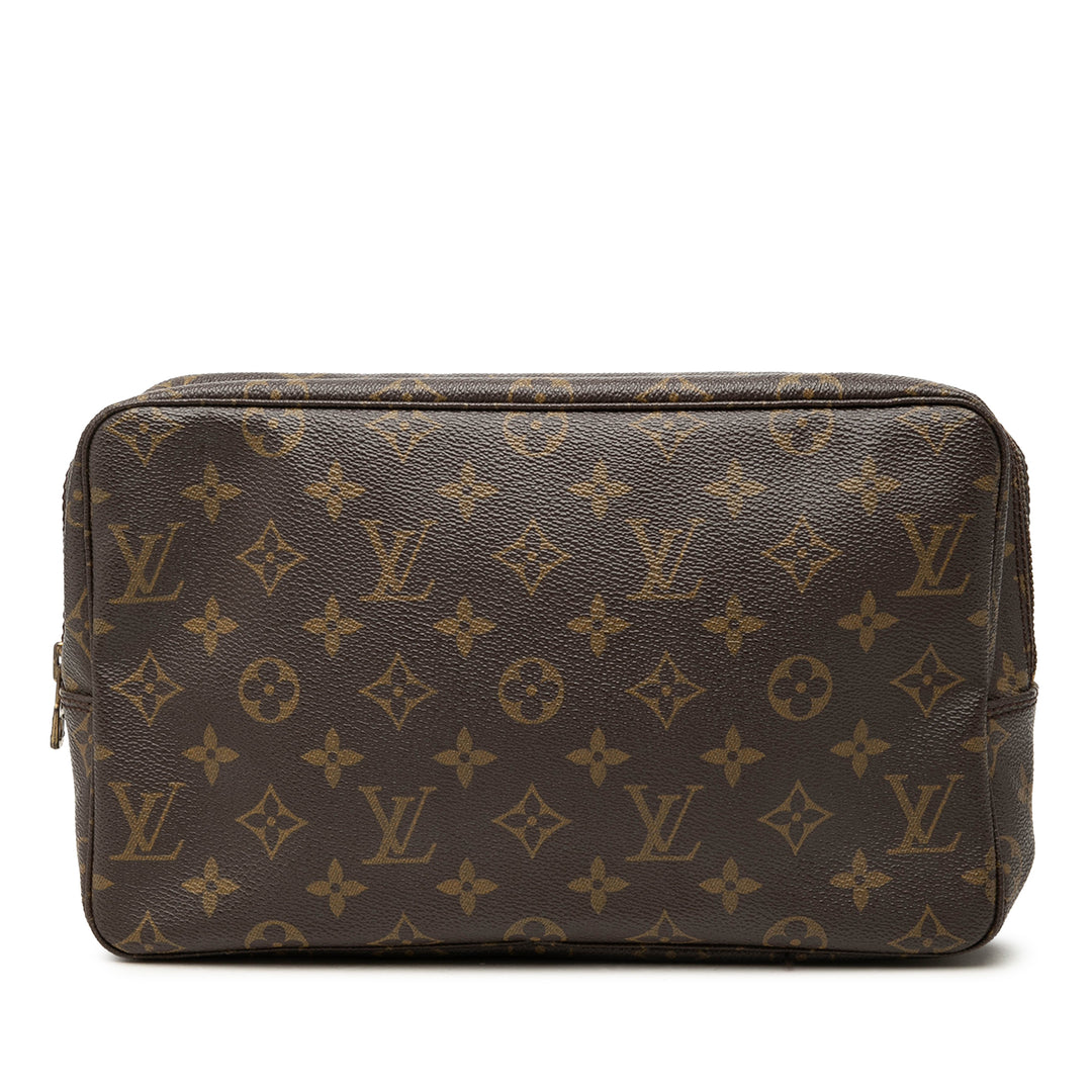Louis Vuitton Trousse Toilette 28 Monogram Marron – vue principale – GABY PARIS