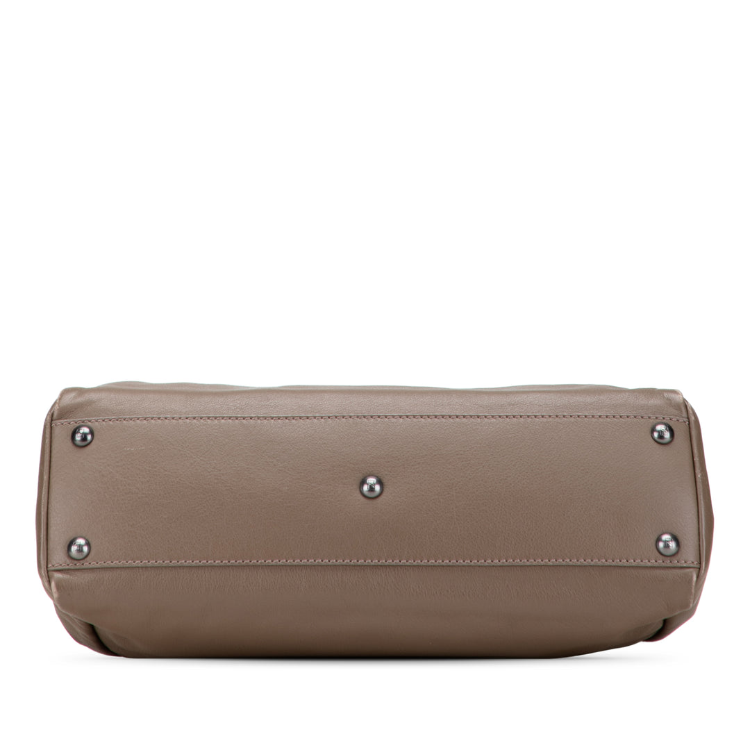 Fendi Medium Cuir de veau Peekaboo Iconic Sac cartable Marron – GABY PARIS Authentique