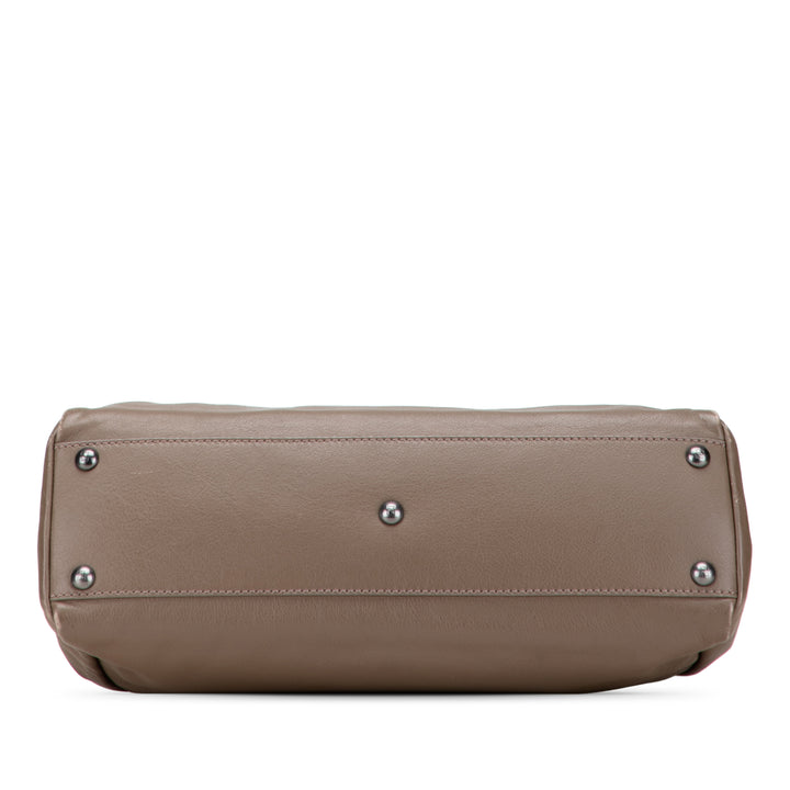 Fendi Medium Cuir de veau Peekaboo Iconic Sac cartable Marron – GABY PARIS Authentique