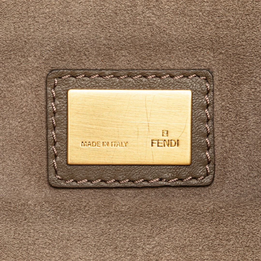 Fendi Medium Cuir de veau Peekaboo Iconic Sac cartable Marron – GABY PARIS Authentique