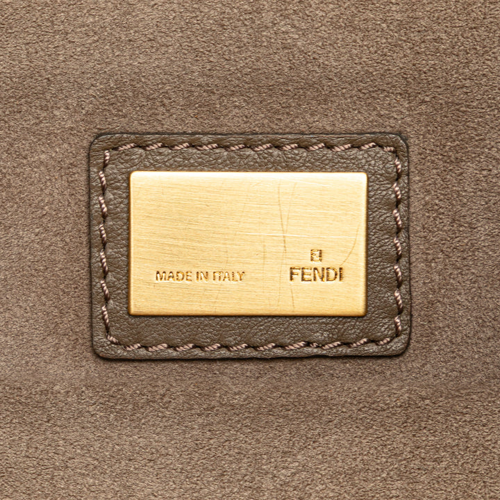 Fendi Medium Cuir de veau Peekaboo Iconic Sac cartable Marron – GABY PARIS Authentique
