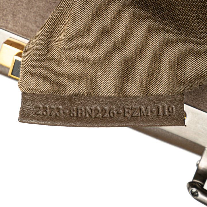 Fendi Medium Cuir de veau Peekaboo Iconic Sac cartable Marron – GABY PARIS Authentique