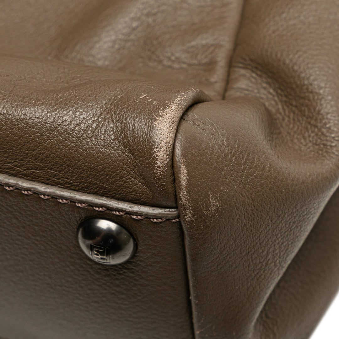 Fendi Medium Cuir de veau Peekaboo Iconic Sac cartable Marron – GABY PARIS Authentique