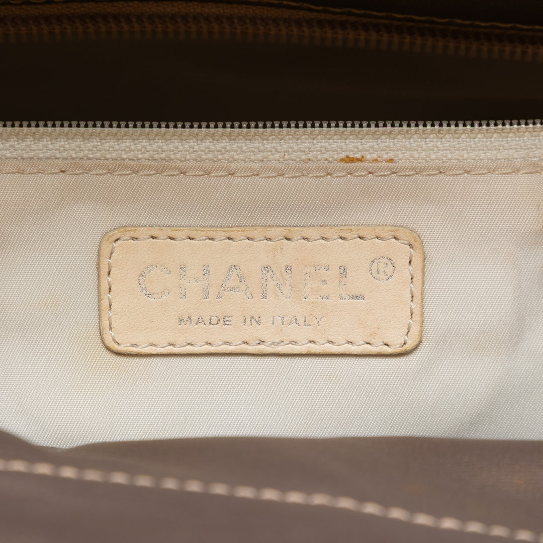 Chanel Large Matelassé Coated Toile Paris Biarritz Cabas