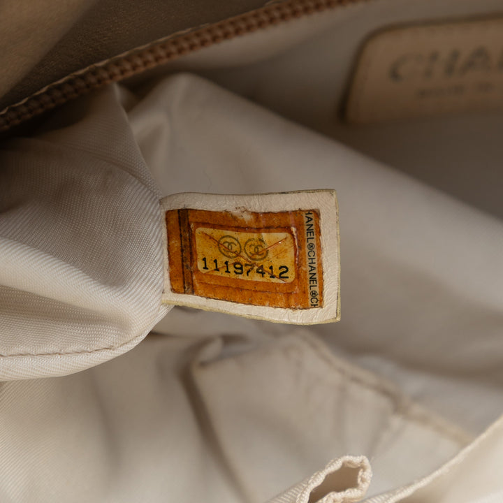 Chanel Large Matelassé Coated Toile Paris Biarritz Cabas