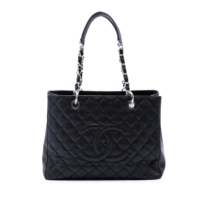Chanel Cabas Cuir caviar Noir – vue principale – GABY PARIS