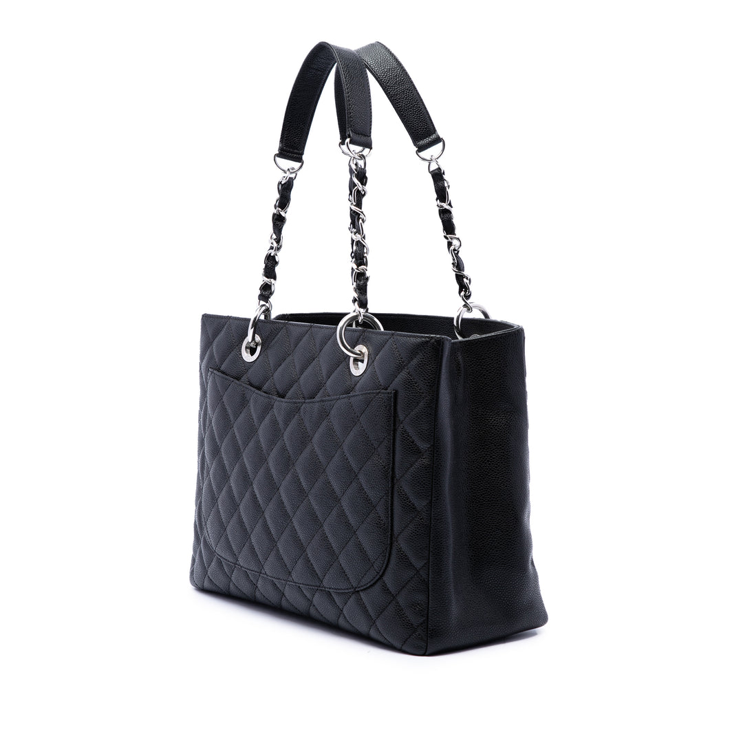 Chanel Cabas Cuir caviar Noir – vue 2 – GABY PARIS