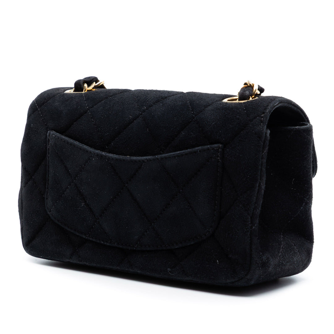 Chanel Extra Mini Rectangular Classic Daim Simple rabat