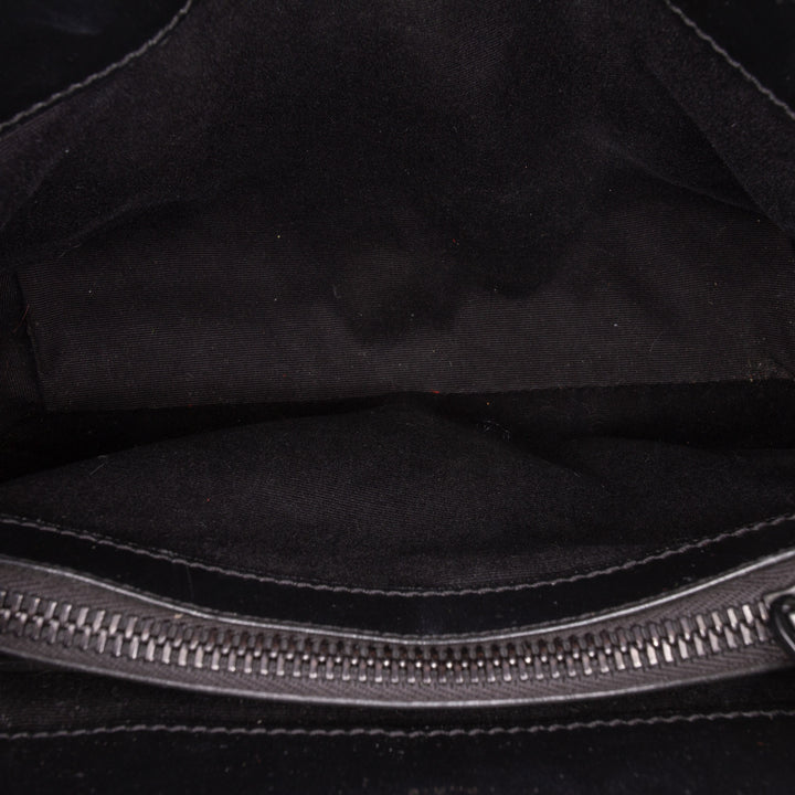 Matelasse Monochrome LouLou Sac Petit Cuir de veau Noir