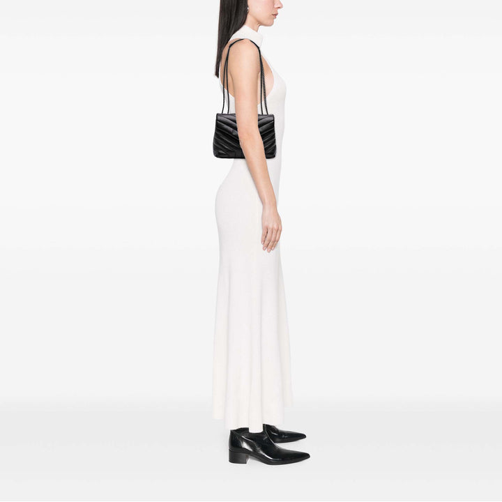 Matelasse Monochrome LouLou Sac Petit Cuir de veau Noir