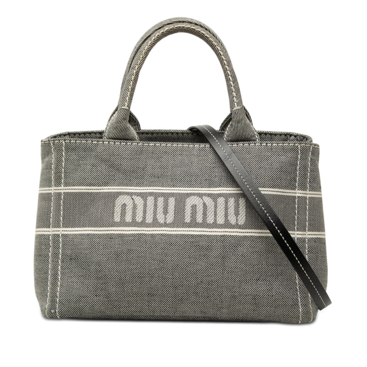 Miu Miu Small Jean Logo Sac
