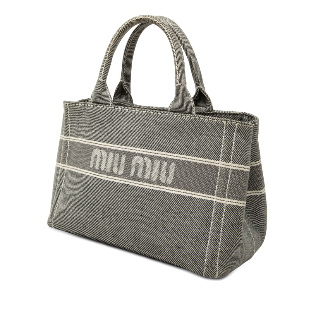 Miu Miu Small Jean Logo Sac