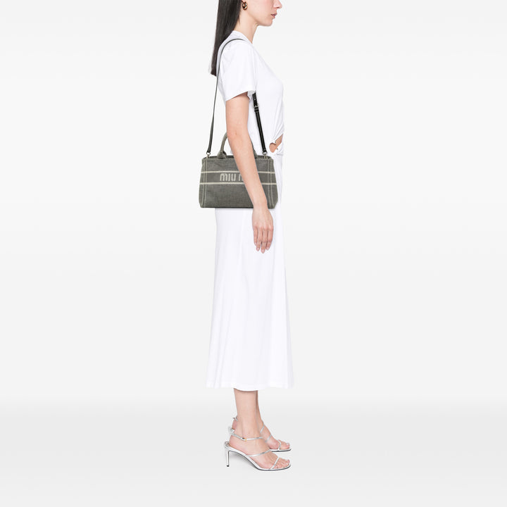 Miu Miu Small Jean Logo Sac