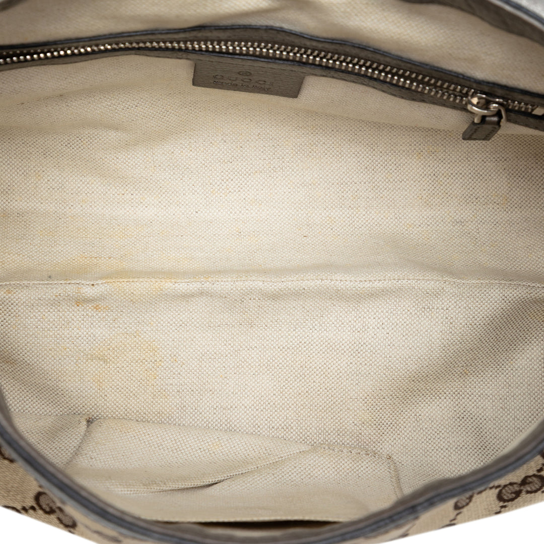 Gucci Medium GG Toile Techno Horsebit Sac
