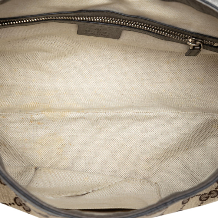 Gucci Medium GG Toile Techno Horsebit Sac