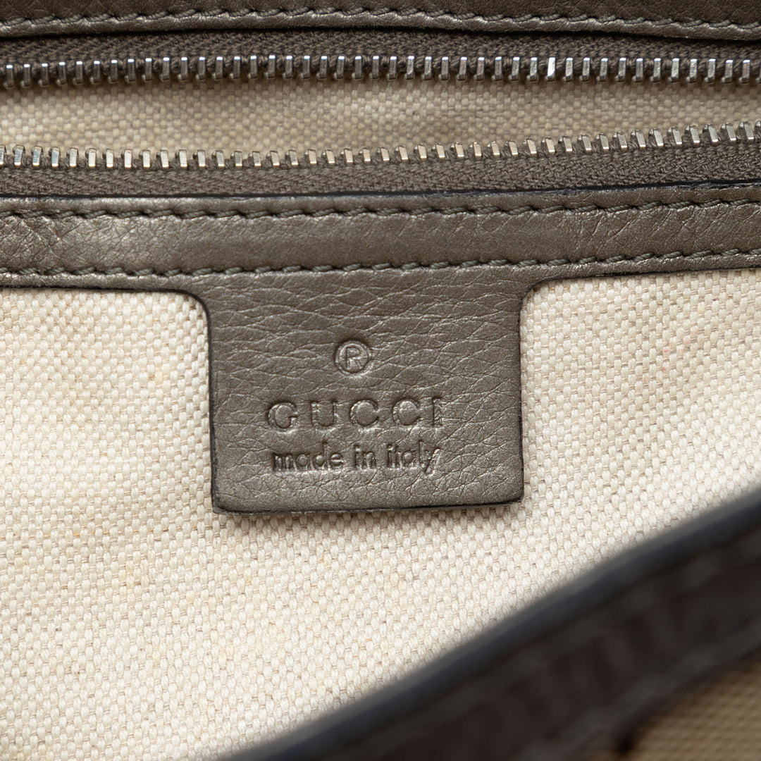 Gucci Medium GG Toile Techno Horsebit Sac