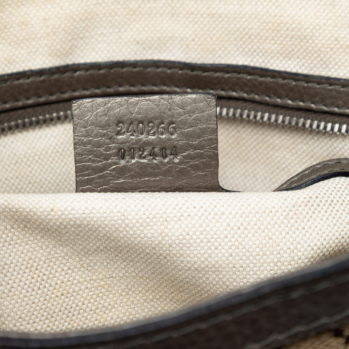 Gucci Medium GG Toile Techno Horsebit Sac