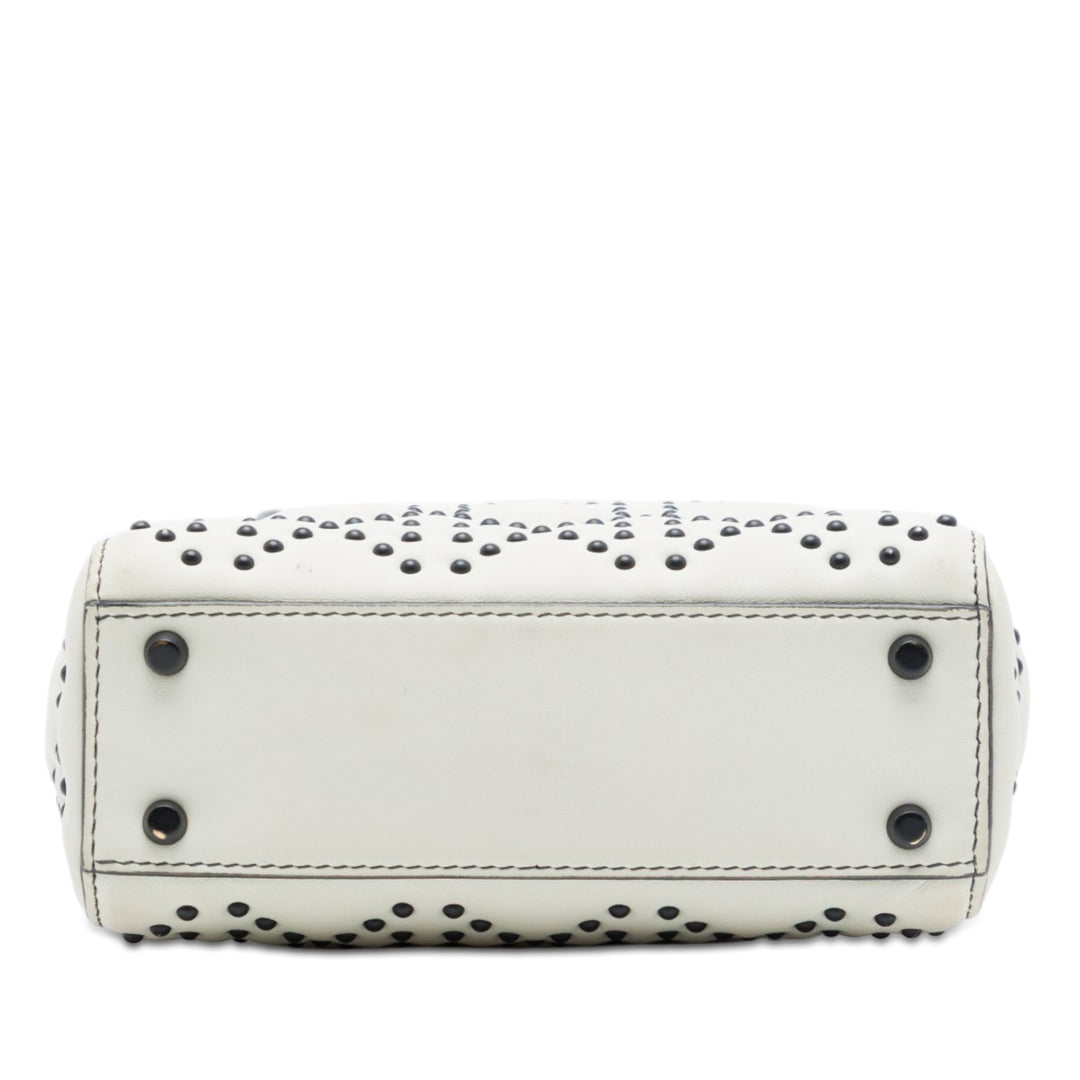 Dior Mini Cuir d'agneau Cannage clouté Supple Lady Dior