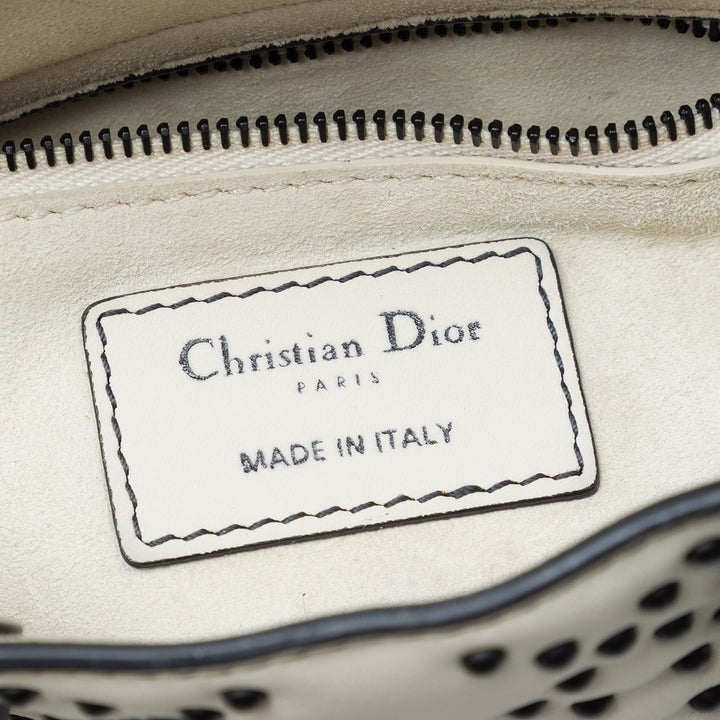 Dior Mini Cuir d'agneau Cannage clouté Supple Lady Dior