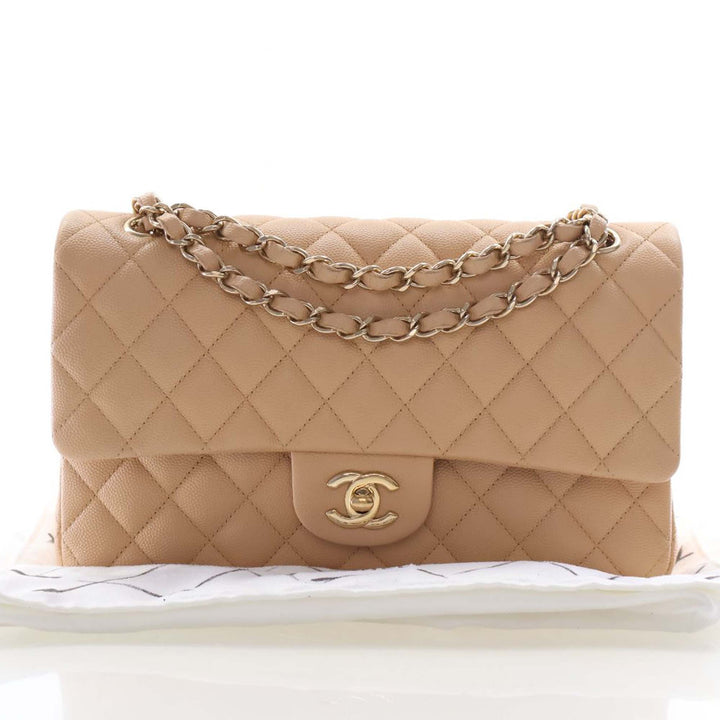 Chanel Medium Classic Caviar Double rabat