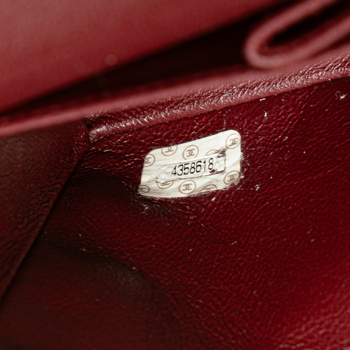 Small Classic Lambskin Double Flap Black - Gaby Paris