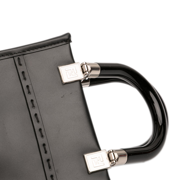 Fendi Mini Cuir Sunshine Shopper Cabas