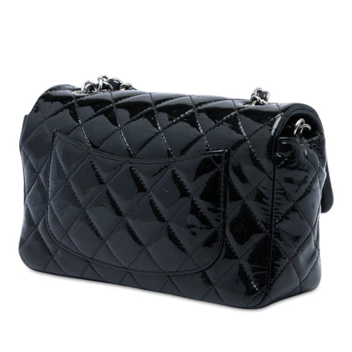 Chanel Classic Rectangulaire Rabat simple Mini Noir