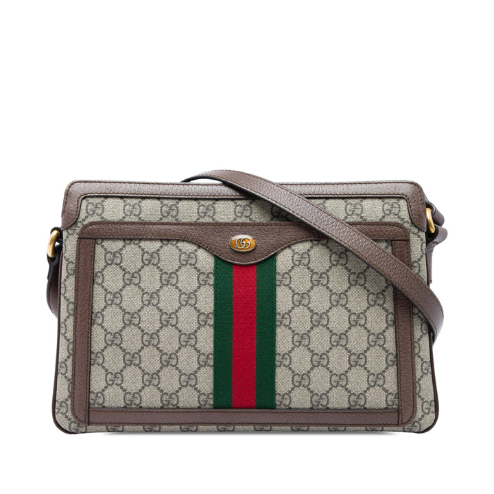 Web Ophidia Sac Moyen GG Supreme Beige