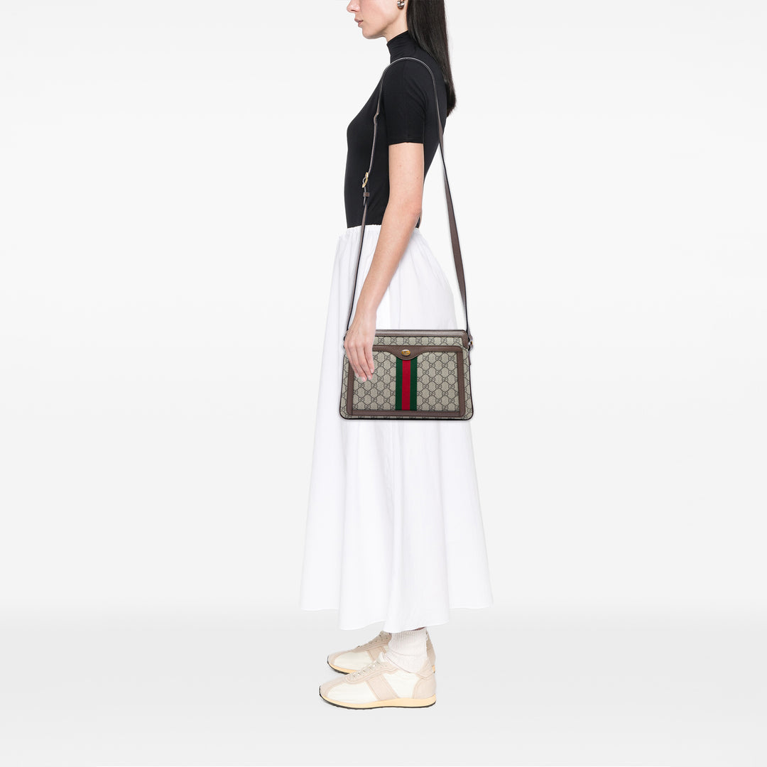 Web Ophidia Sac Moyen GG Supreme Beige