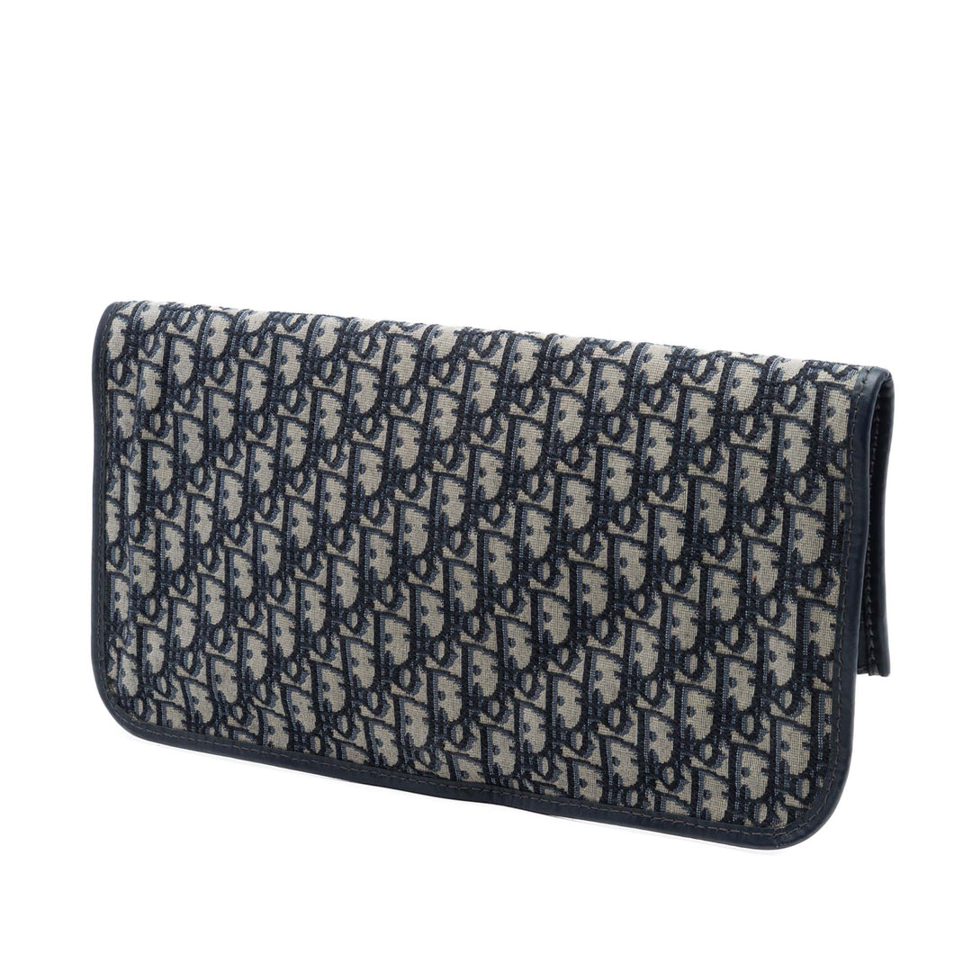 Dior Oblique Toile Fold Over Pochette