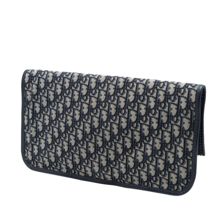 Dior Oblique Toile Fold Over Pochette