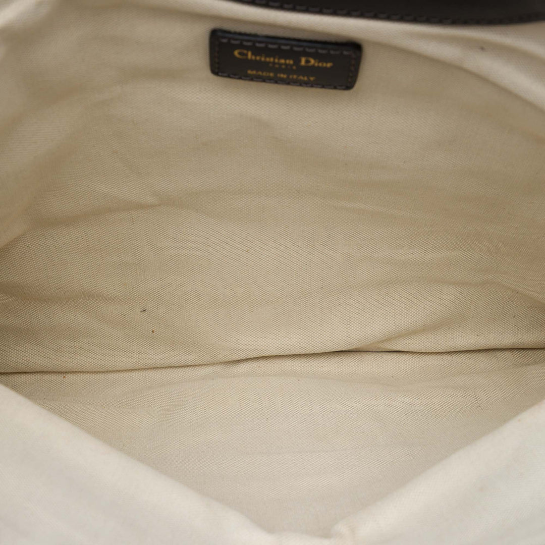 Dior Oblique Toile Fold Over Pochette