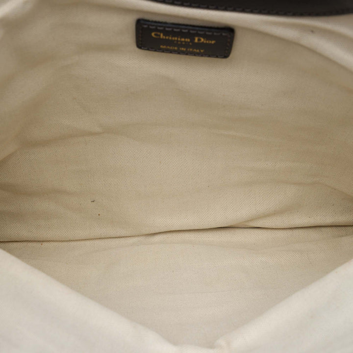 Dior Oblique Toile Fold Over Pochette