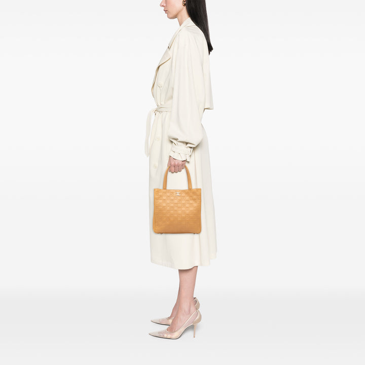 Chanel CC embossé Cuir d’agneau Precious Symbols Cabas