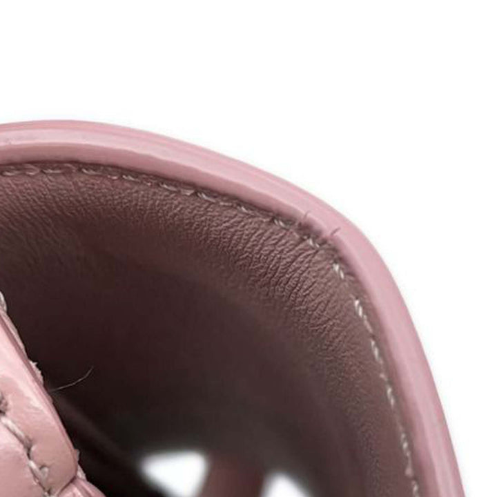 Small Calfskin Besace 16 Crossbody Pink - Gaby Paris
