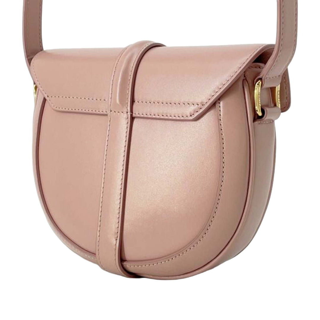 Small Calfskin Besace 16 Crossbody Pink - Gaby Paris