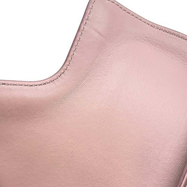 Small Calfskin Besace 16 Crossbody Pink - Gaby Paris