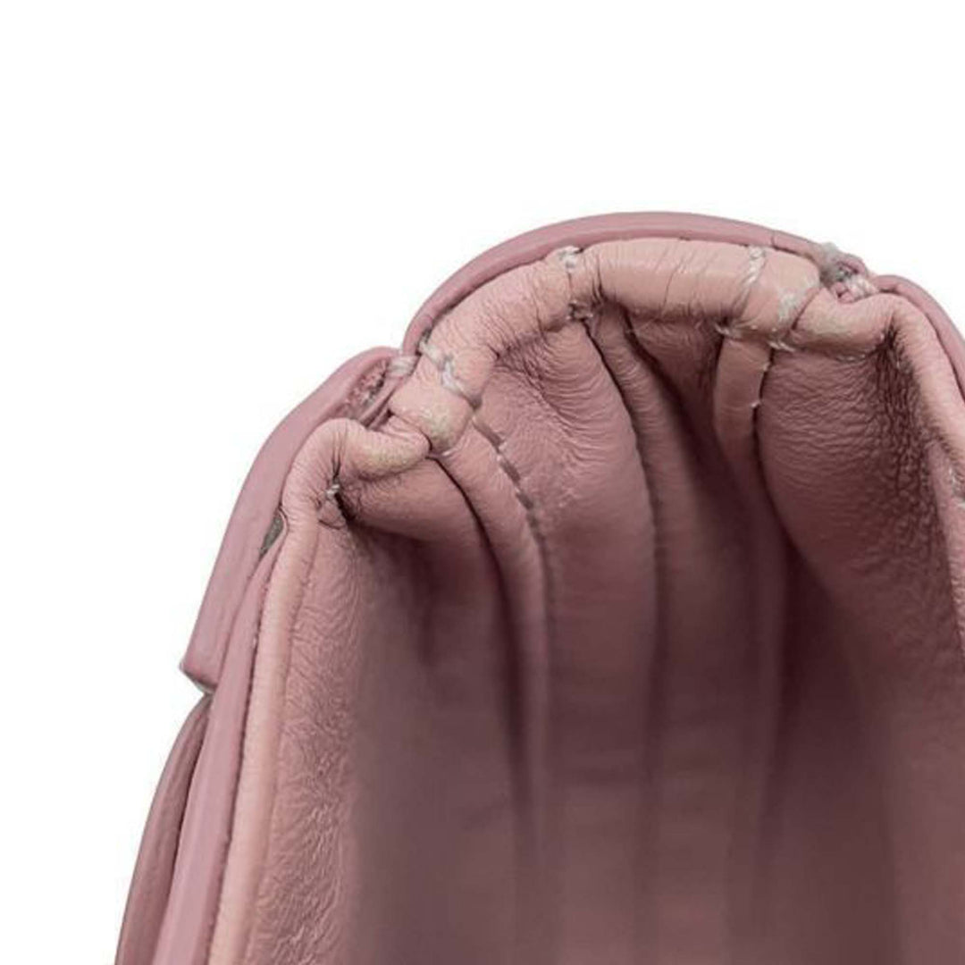 Small Calfskin Besace 16 Crossbody Pink - Gaby Paris